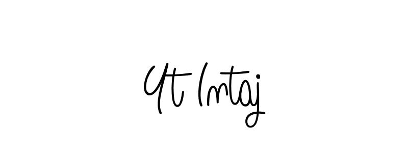 This is the best signature style for the Yt Intaj name. Also you like these signature font (Angelique-Rose-font-FFP). Mix name signature. Yt Intaj signature style 5 images and pictures png