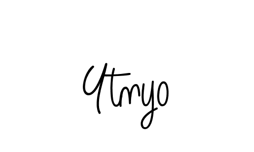 How to Draw Ytnyo signature style? Angelique-Rose-font-FFP is a latest design signature styles for name Ytnyo. Ytnyo signature style 5 images and pictures png