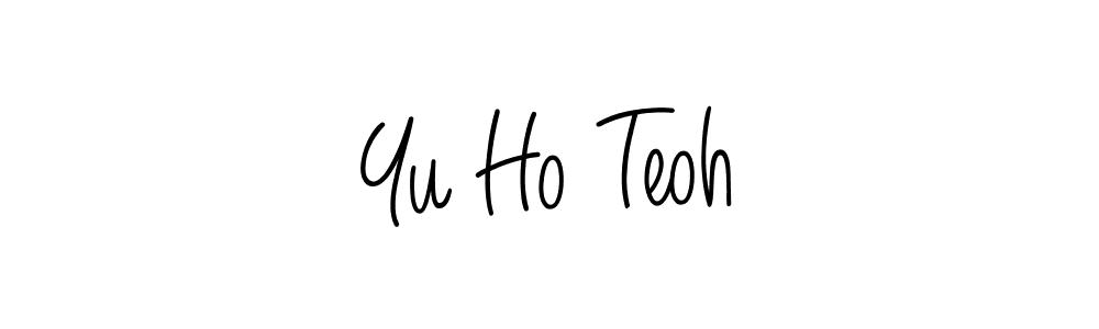 Design your own signature with our free online signature maker. With this signature software, you can create a handwritten (Angelique-Rose-font-FFP) signature for name Yu Ho Teoh. Yu Ho Teoh signature style 5 images and pictures png