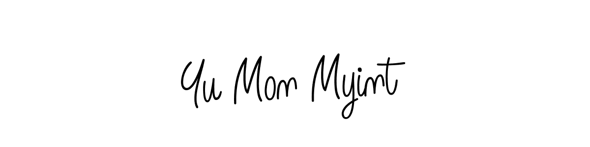 Once you've used our free online signature maker to create your best signature Angelique-Rose-font-FFP style, it's time to enjoy all of the benefits that Yu Mon Myint name signing documents. Yu Mon Myint signature style 5 images and pictures png