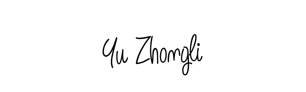 This is the best signature style for the Yu Zhongli name. Also you like these signature font (Angelique-Rose-font-FFP). Mix name signature. Yu Zhongli signature style 5 images and pictures png