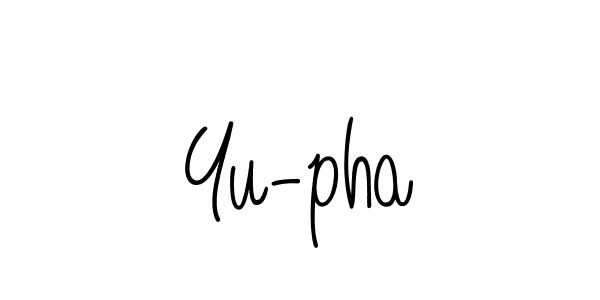 Also we have Yu-pha name is the best signature style. Create professional handwritten signature collection using Angelique-Rose-font-FFP autograph style. Yu-pha signature style 5 images and pictures png
