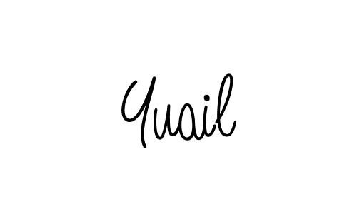 Make a short Yuail signature style. Manage your documents anywhere anytime using Angelique-Rose-font-FFP. Create and add eSignatures, submit forms, share and send files easily. Yuail signature style 5 images and pictures png