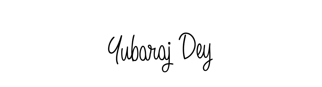 Use a signature maker to create a handwritten signature online. With this signature software, you can design (Angelique-Rose-font-FFP) your own signature for name Yubaraj Dey. Yubaraj Dey signature style 5 images and pictures png