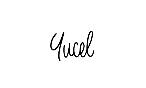 The best way (Angelique-Rose-font-FFP) to make a short signature is to pick only two or three words in your name. The name Yucel include a total of six letters. For converting this name. Yucel signature style 5 images and pictures png