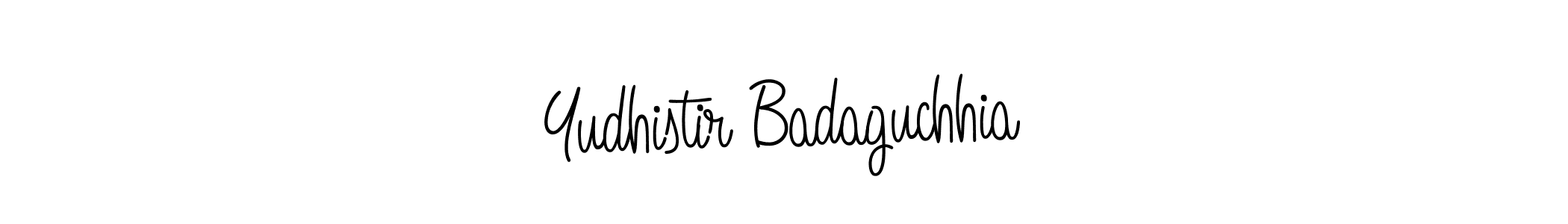 if you are searching for the best signature style for your name Yudhistir Badaguchhia. so please give up your signature search. here we have designed multiple signature styles  using Angelique-Rose-font-FFP. Yudhistir Badaguchhia signature style 5 images and pictures png