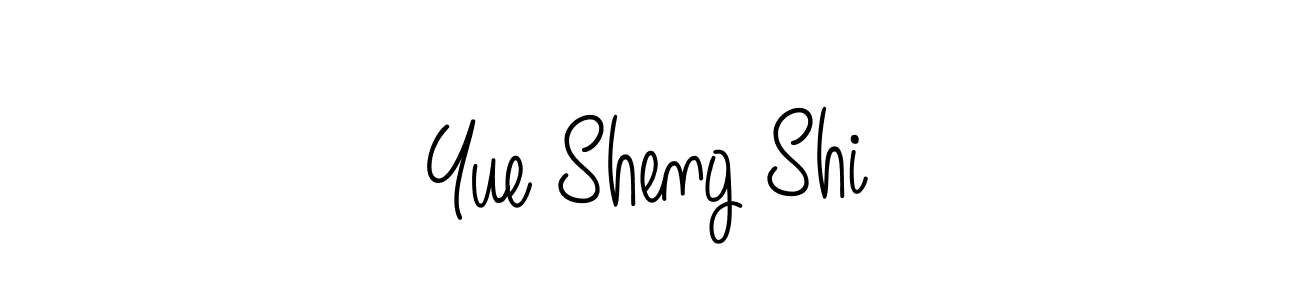 Make a beautiful signature design for name Yue Sheng Shi. With this signature (Angelique-Rose-font-FFP) style, you can create a handwritten signature for free. Yue Sheng Shi signature style 5 images and pictures png