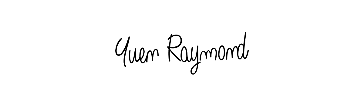 Angelique-Rose-font-FFP is a professional signature style that is perfect for those who want to add a touch of class to their signature. It is also a great choice for those who want to make their signature more unique. Get Yuen Raymond name to fancy signature for free. Yuen Raymond signature style 5 images and pictures png