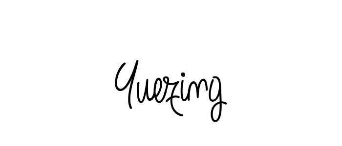Make a beautiful signature design for name Yuezing. Use this online signature maker to create a handwritten signature for free. Yuezing signature style 5 images and pictures png