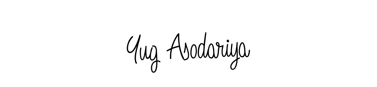 It looks lik you need a new signature style for name Yug Asodariya. Design unique handwritten (Angelique-Rose-font-FFP) signature with our free signature maker in just a few clicks. Yug Asodariya signature style 5 images and pictures png