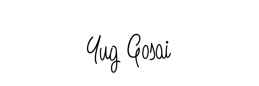 It looks lik you need a new signature style for name Yug Gosai. Design unique handwritten (Angelique-Rose-font-FFP) signature with our free signature maker in just a few clicks. Yug Gosai signature style 5 images and pictures png