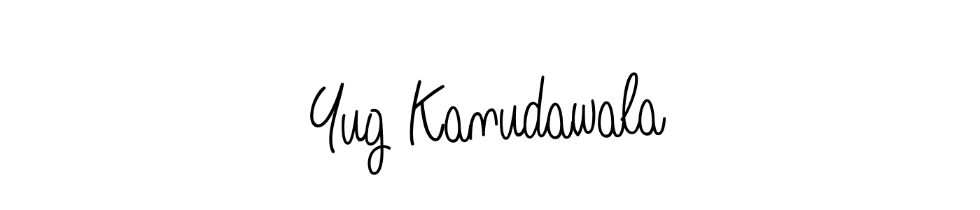 Make a beautiful signature design for name Yug Kanudawala. Use this online signature maker to create a handwritten signature for free. Yug Kanudawala signature style 5 images and pictures png