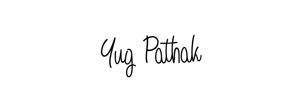 if you are searching for the best signature style for your name Yug Pathak. so please give up your signature search. here we have designed multiple signature styles  using Angelique-Rose-font-FFP. Yug Pathak signature style 5 images and pictures png