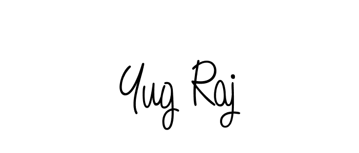 You can use this online signature creator to create a handwritten signature for the name Yug Raj. This is the best online autograph maker. Yug Raj signature style 5 images and pictures png