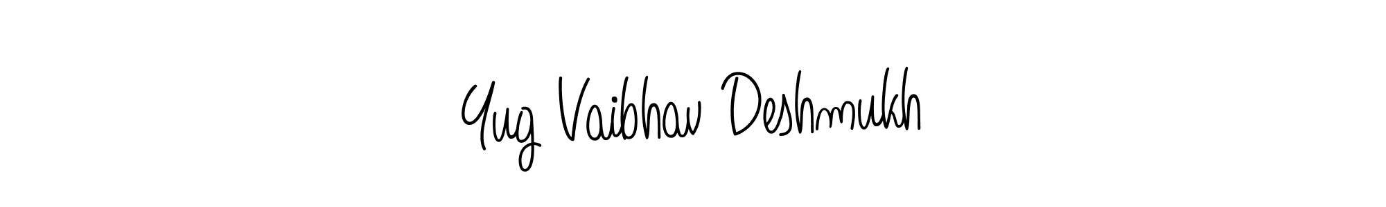 How to Draw Yug Vaibhav Deshmukh signature style? Angelique-Rose-font-FFP is a latest design signature styles for name Yug Vaibhav Deshmukh. Yug Vaibhav Deshmukh signature style 5 images and pictures png
