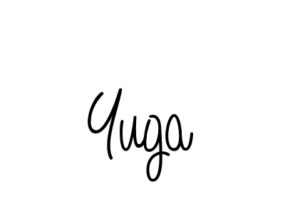 Create a beautiful signature design for name Yuga. With this signature (Angelique-Rose-font-FFP) fonts, you can make a handwritten signature for free. Yuga signature style 5 images and pictures png