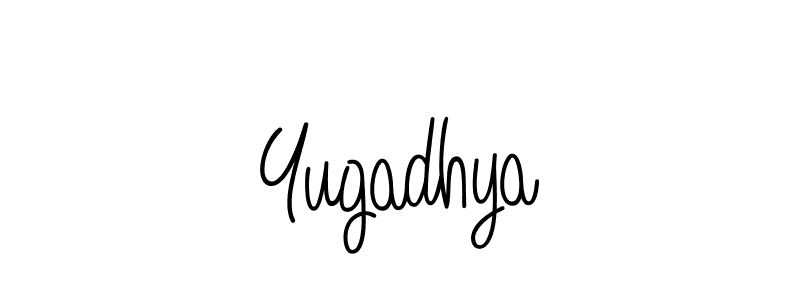 How to Draw Yugadhya signature style? Angelique-Rose-font-FFP is a latest design signature styles for name Yugadhya. Yugadhya signature style 5 images and pictures png