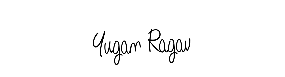 Design your own signature with our free online signature maker. With this signature software, you can create a handwritten (Angelique-Rose-font-FFP) signature for name Yugan Ragav. Yugan Ragav signature style 5 images and pictures png