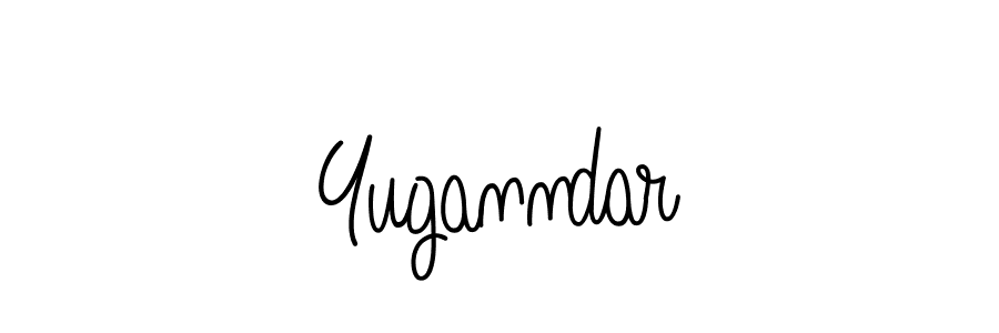 How to Draw Yuganndar signature style? Angelique-Rose-font-FFP is a latest design signature styles for name Yuganndar. Yuganndar signature style 5 images and pictures png
