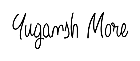 Create your official email sign-off with Yugansh More name in Angelique-Rose-font-FFP style. Crisp, clean, and perfectly legible across all screens. Yugansh More signature style 5 images and pictures png