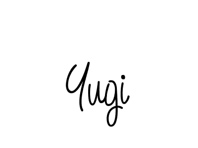 Yugi stylish signature style. Best Handwritten Sign (Angelique-Rose-font-FFP) for my name. Handwritten Signature Collection Ideas for my name Yugi. Yugi signature style 5 images and pictures png