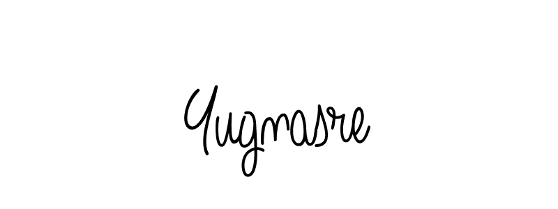 How to make Yugnasre name signature. Use Angelique-Rose-font-FFP style for creating short signs online. This is the latest handwritten sign. Yugnasre signature style 5 images and pictures png