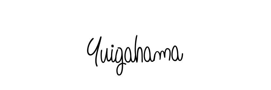 How to Draw Yuigahama signature style? Angelique-Rose-font-FFP is a latest design signature styles for name Yuigahama. Yuigahama signature style 5 images and pictures png