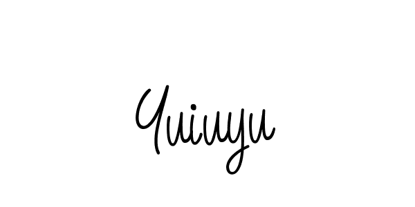 if you are searching for the best signature style for your name Yuiuyu. so please give up your signature search. here we have designed multiple signature styles  using Angelique-Rose-font-FFP. Yuiuyu signature style 5 images and pictures png