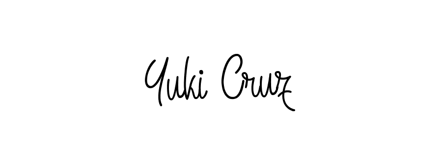 Check out images of Autograph of Yuki Cruz name. Actor Yuki Cruz Signature Style. Angelique-Rose-font-FFP is a professional sign style online. Yuki Cruz signature style 5 images and pictures png