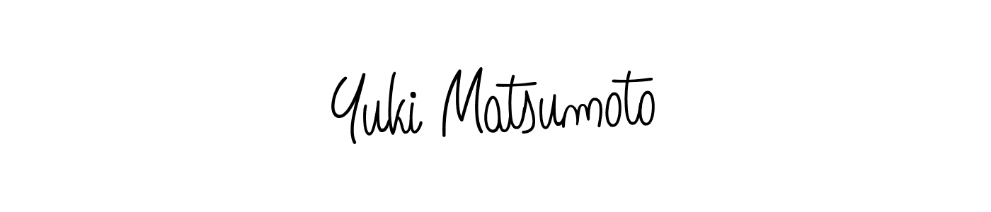 Design your own signature with our free online signature maker. With this signature software, you can create a handwritten (Angelique-Rose-font-FFP) signature for name Yuki Matsumoto. Yuki Matsumoto signature style 5 images and pictures png