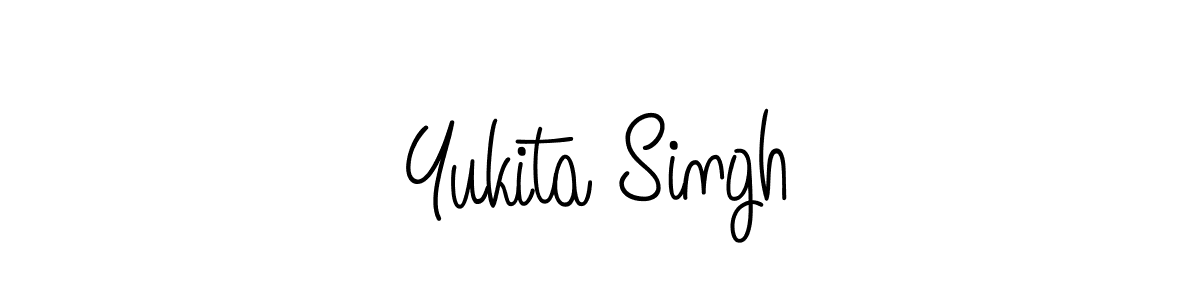 Also we have Yukita Singh name is the best signature style. Create professional handwritten signature collection using Angelique-Rose-font-FFP autograph style. Yukita Singh signature style 5 images and pictures png