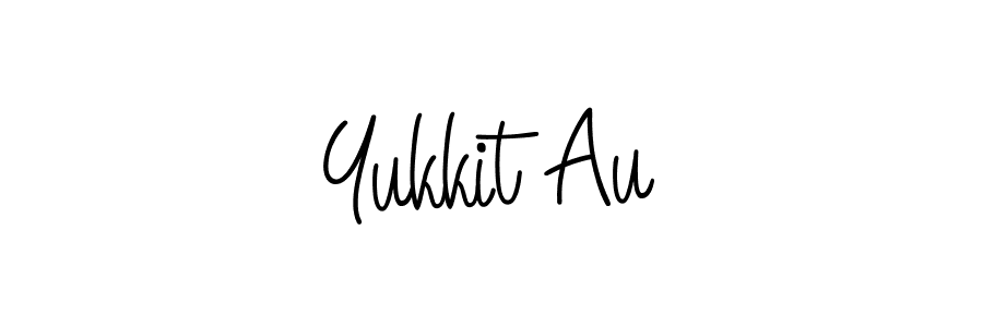 Use a signature maker to create a handwritten signature online. With this signature software, you can design (Angelique-Rose-font-FFP) your own signature for name Yukkit Au. Yukkit Au signature style 5 images and pictures png