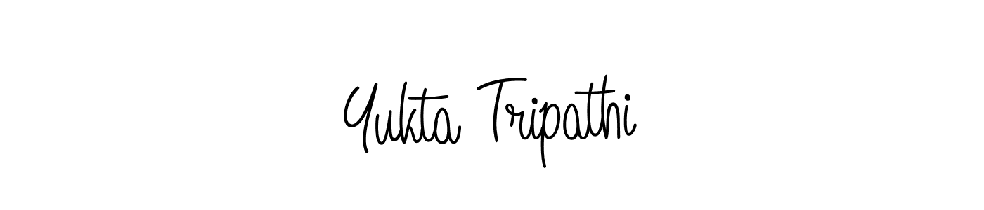 Also we have Yukta Tripathi name is the best signature style. Create professional handwritten signature collection using Angelique-Rose-font-FFP autograph style. Yukta Tripathi signature style 5 images and pictures png