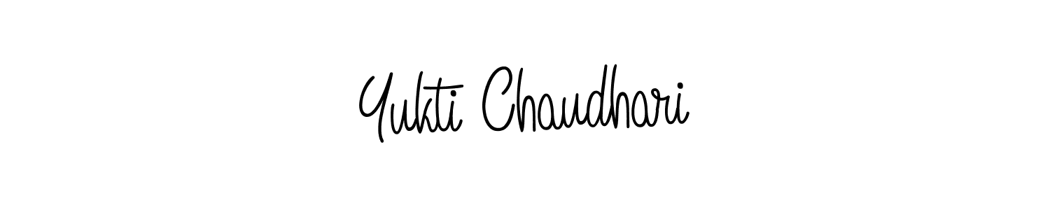 Once you've used our free online signature maker to create your best signature Angelique-Rose-font-FFP style, it's time to enjoy all of the benefits that Yukti Chaudhari name signing documents. Yukti Chaudhari signature style 5 images and pictures png