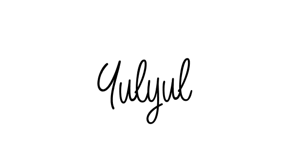 Similarly Angelique-Rose-font-FFP is the best handwritten signature design. Signature creator online .You can use it as an online autograph creator for name Yulyul. Yulyul signature style 5 images and pictures png