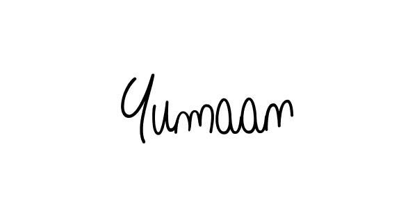 How to make Yumaan name signature. Use Angelique-Rose-font-FFP style for creating short signs online. This is the latest handwritten sign. Yumaan signature style 5 images and pictures png