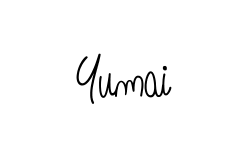 How to make Yumai name signature. Use Angelique-Rose-font-FFP style for creating short signs online. This is the latest handwritten sign. Yumai signature style 5 images and pictures png