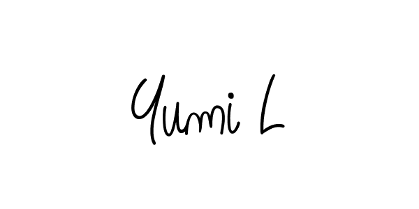 Similarly Angelique-Rose-font-FFP is the best handwritten signature design. Signature creator online .You can use it as an online autograph creator for name Yumi L. Yumi L signature style 5 images and pictures png