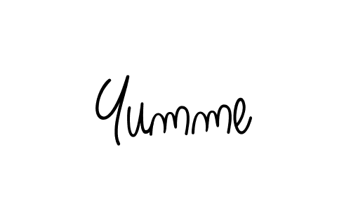 Make a beautiful signature design for name Yumme. Use this online signature maker to create a handwritten signature for free. Yumme signature style 5 images and pictures png