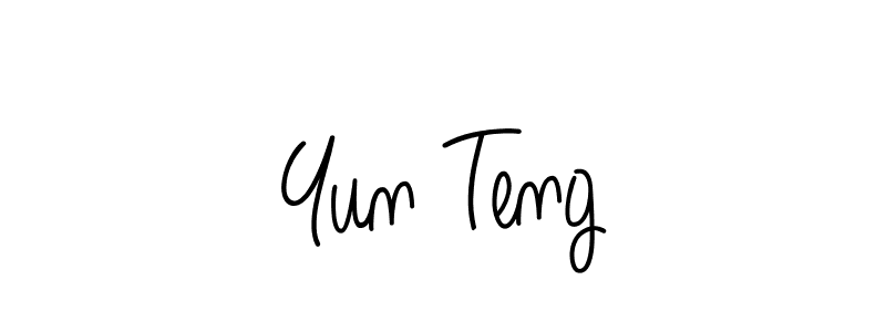 Similarly Angelique-Rose-font-FFP is the best handwritten signature design. Signature creator online .You can use it as an online autograph creator for name Yun Teng. Yun Teng signature style 5 images and pictures png