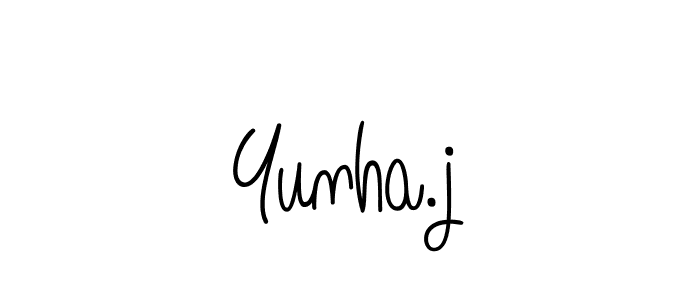 You can use this online signature creator to create a handwritten signature for the name Yunha.j. This is the best online autograph maker. Yunha.j signature style 5 images and pictures png