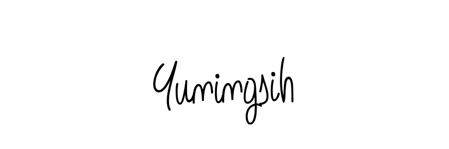 Make a beautiful signature design for name Yuningsih. Use this online signature maker to create a handwritten signature for free. Yuningsih signature style 5 images and pictures png