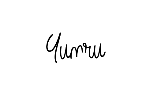 Also You can easily find your signature by using the search form. We will create Yunru name handwritten signature images for you free of cost using Angelique-Rose-font-FFP sign style. Yunru signature style 5 images and pictures png