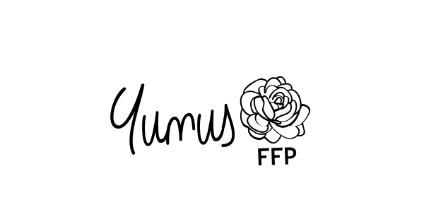 Use a signature maker to create a handwritten signature online. With this signature software, you can design (Angelique-Rose-font-FFP) your own signature for name Yunus4. Yunus4 signature style 5 images and pictures png