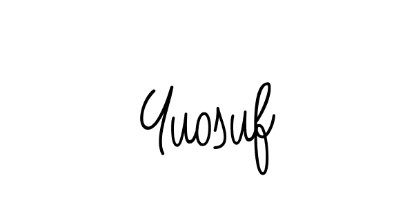 Also we have Yuosuf name is the best signature style. Create professional handwritten signature collection using Angelique-Rose-font-FFP autograph style. Yuosuf signature style 5 images and pictures png