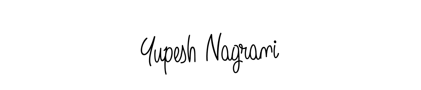 The best way (Angelique-Rose-font-FFP) to make a short signature is to pick only two or three words in your name. The name Yupesh Nagrani include a total of six letters. For converting this name. Yupesh Nagrani signature style 5 images and pictures png