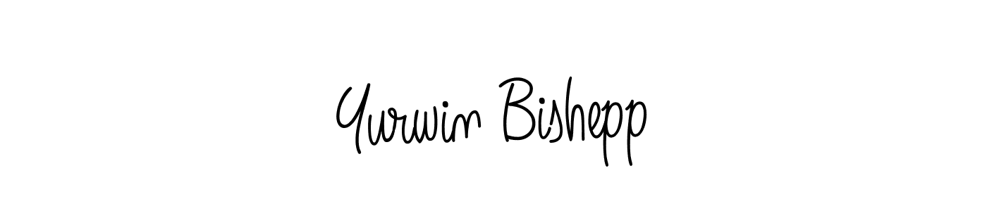 if you are searching for the best signature style for your name Yurwin Bishepp. so please give up your signature search. here we have designed multiple signature styles  using Angelique-Rose-font-FFP. Yurwin Bishepp signature style 5 images and pictures png