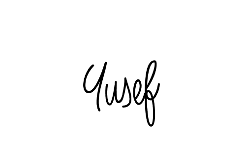 Yusef stylish signature style. Best Handwritten Sign (Angelique-Rose-font-FFP) for my name. Handwritten Signature Collection Ideas for my name Yusef. Yusef signature style 5 images and pictures png