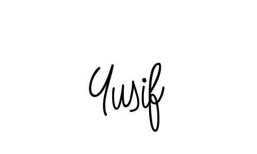 Create a beautiful signature design for name Yusif. With this signature (Angelique-Rose-font-FFP) fonts, you can make a handwritten signature for free. Yusif signature style 5 images and pictures png