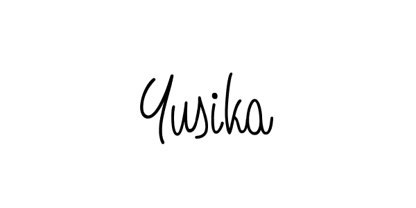 Also You can easily find your signature by using the search form. We will create Yusika name handwritten signature images for you free of cost using Angelique-Rose-font-FFP sign style. Yusika signature style 5 images and pictures png